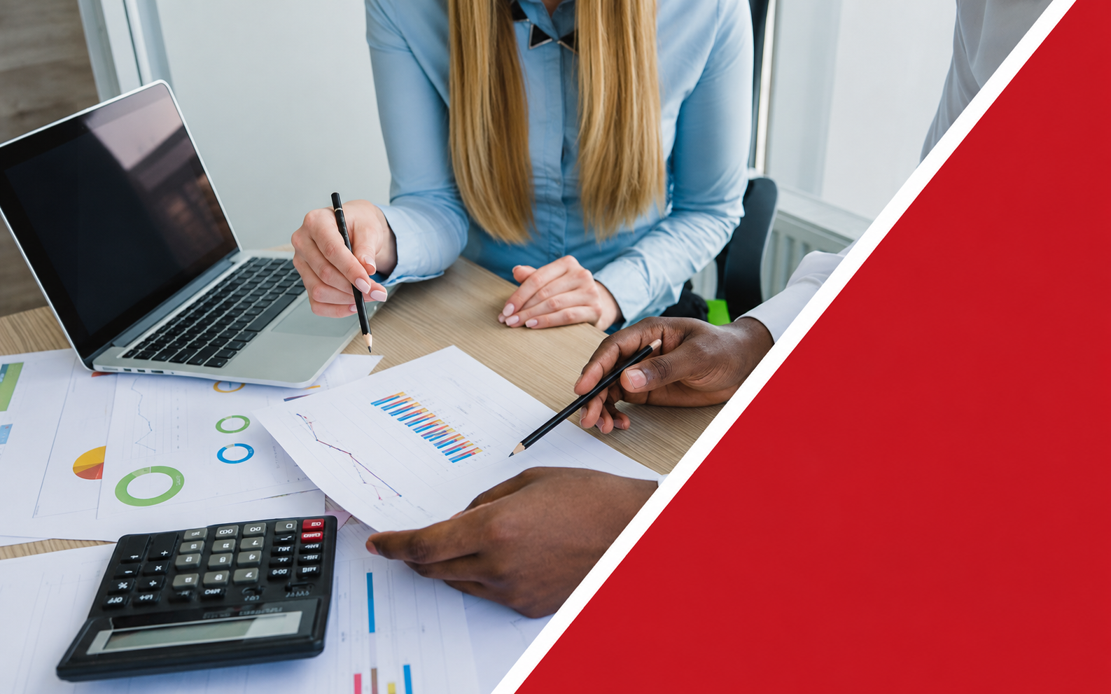 Professional accounting consultation with business owners